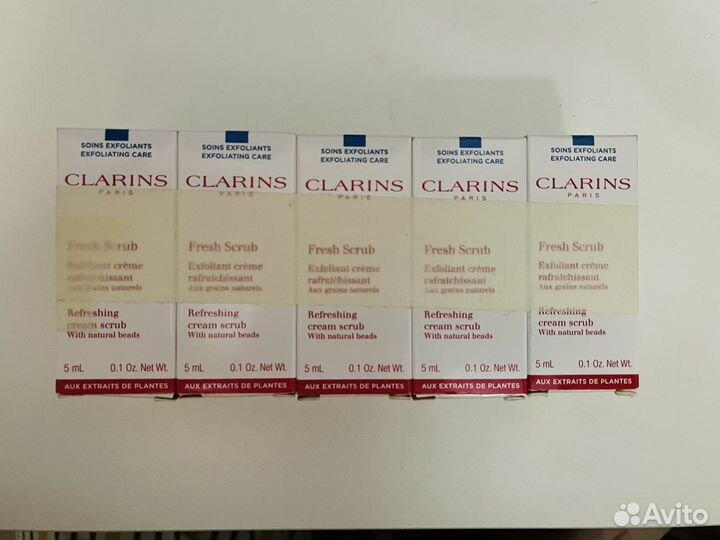 Clarins освежащий отшелушивающий крем (10 шт)