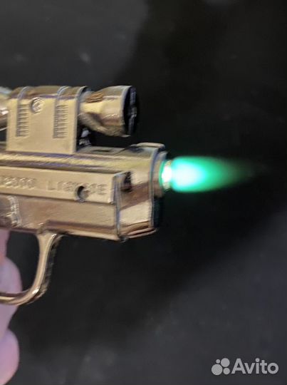 Зажигалка пистолет с лазерной указкой Lignose
