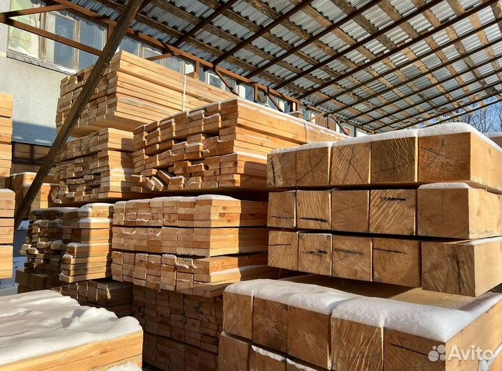 Брус обрезной 200х200х6000мм с доставкой