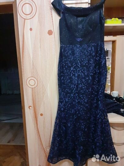 Вечернее платье 46 48 размера в пол