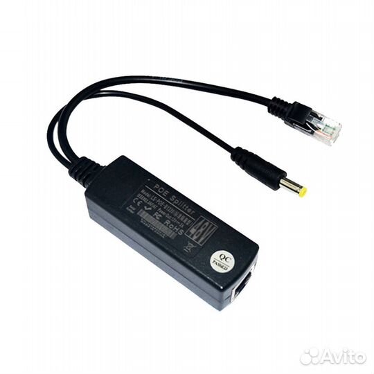 Активный POE сплиттер (преобразователь 48V в 12В)