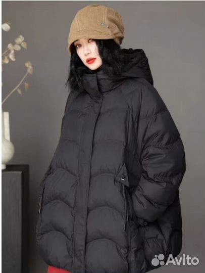 Куртка пуховик на гусином пуху Оверсайз