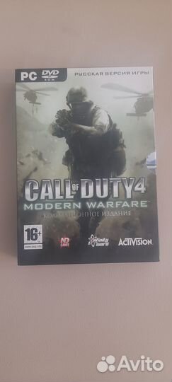Игра call of duty 4,оригинал,коллекционное издание