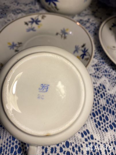 Чайные пары,сахарница Пролетарий 50-60-е годы