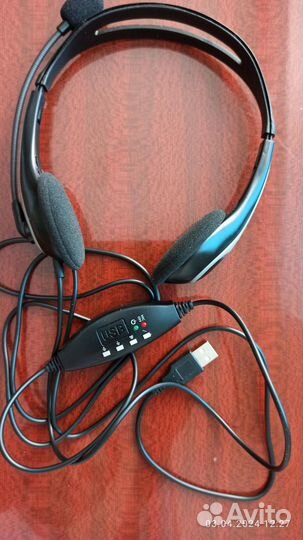 Гарнитура USB оклик HS-M300 с микрофоном