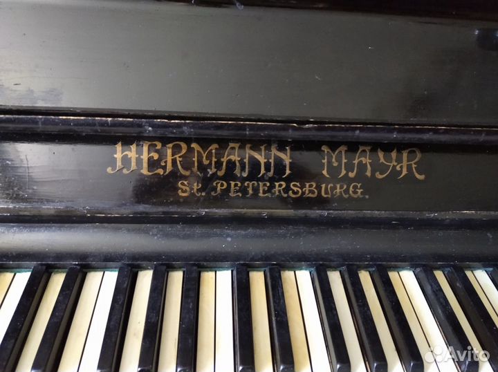 Продам антикварное пианино Hermann Mayr