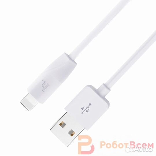 Кабель Hoco X1 USB - Lightning, 2.4A, 3м. - белый