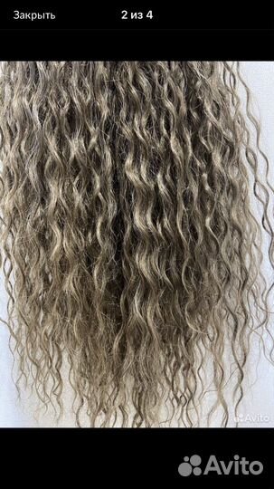 Волосы афрокудри люкс + канекалон