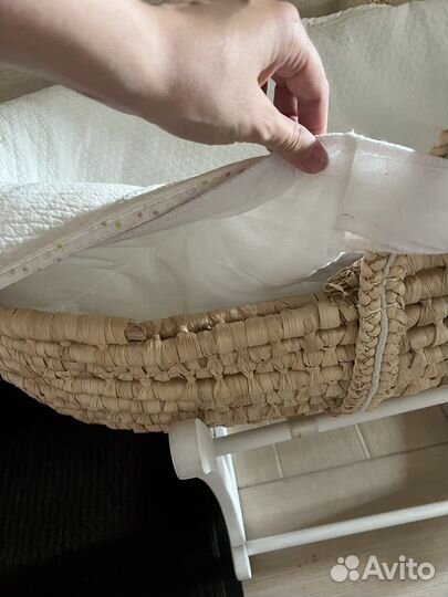 Люлька колыбель плетеная