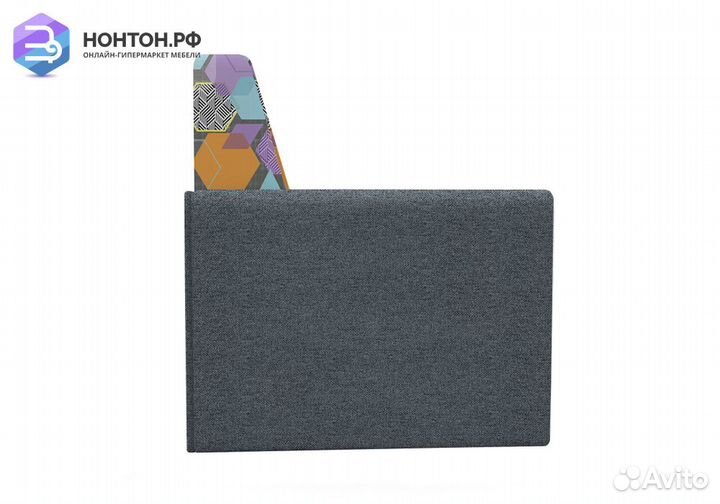 Диван выкатной Виктория-5 с узором серый