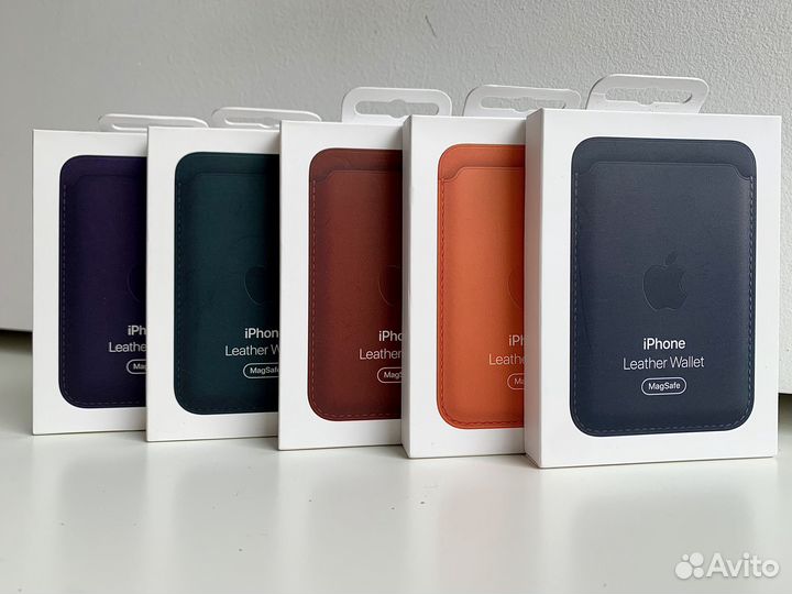 Чехол-бумажник Apple MagSafe для iPhone кожа