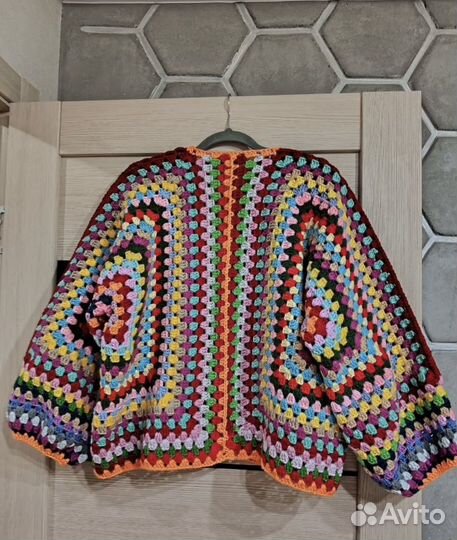 Вязаный кардиган кроше пинтерест