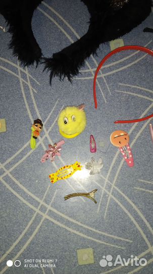 Ободки для волос, заколки