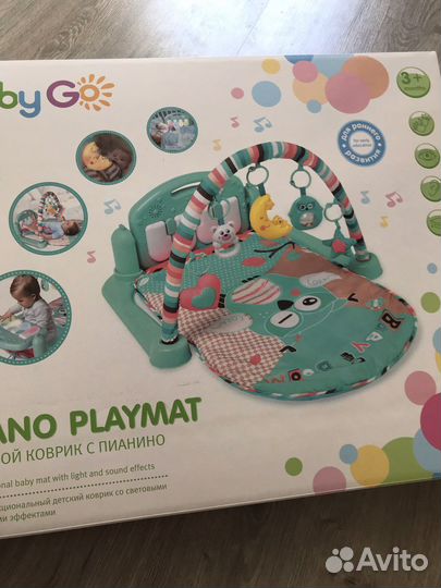 Развивающий коврик с пианино