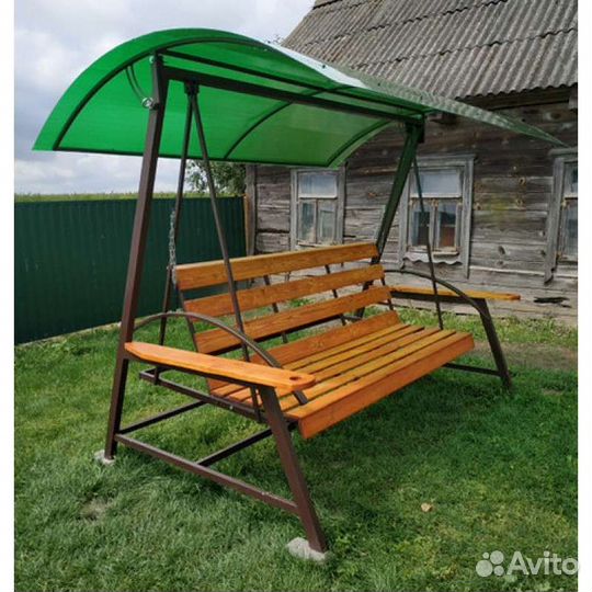 Качели садовые, изготовление