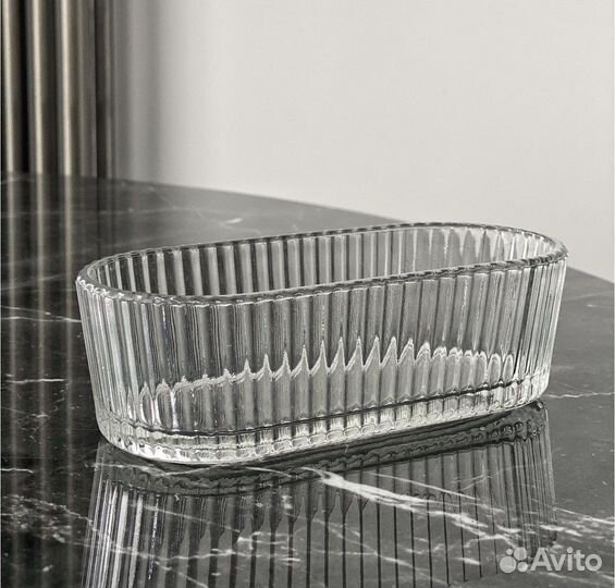 Подставка из рифленого стекла