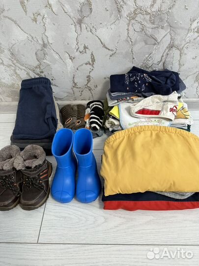 Детские вещи пакетом на мальчика 80 86