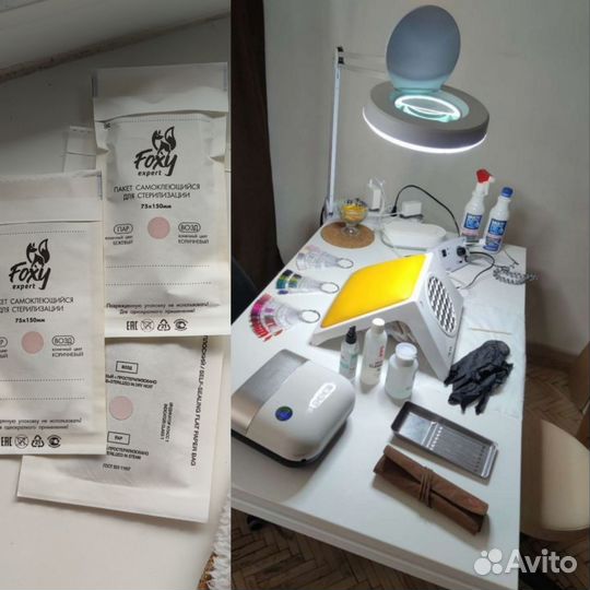 Маникюр аппарат/комби + гель-лак (99 цветов)