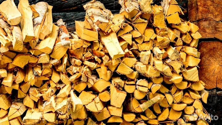 Дрова в сетках