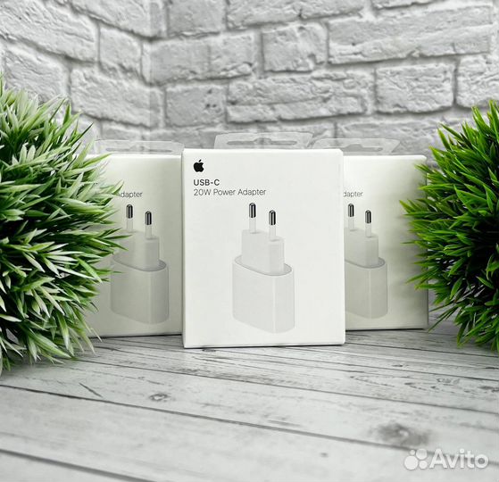 Адаптер питания apple 20w (оригинал) арт.987