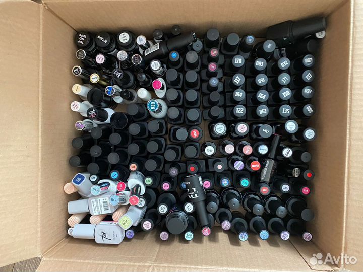 Гель лаки для маникюра набор бу