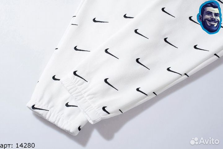 Спортивные штаны Nike Swoosh белые