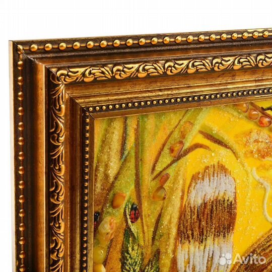 Картина из янтаря с котами - Любовь Array