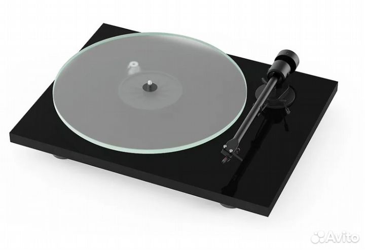 Виниловый проигрыватель Pro-Ject T1, Piano черный