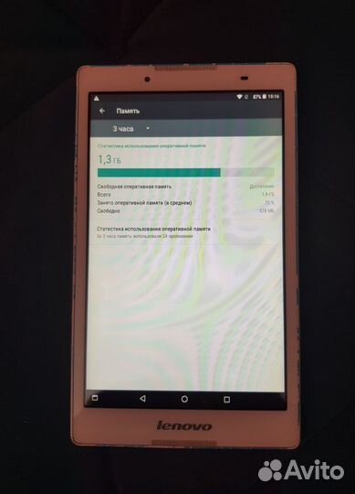 Планшет lenovo TB3-850M LTE 2/16 GB