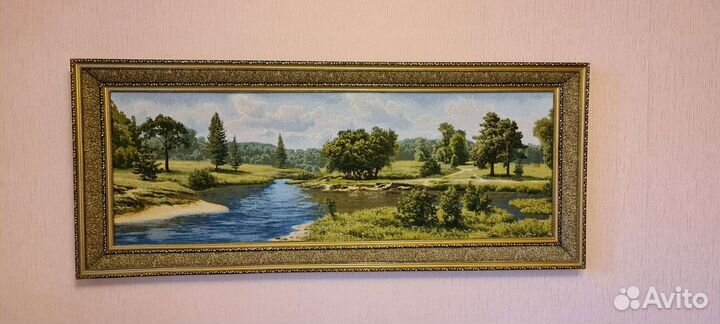 Картина в раме гобелен