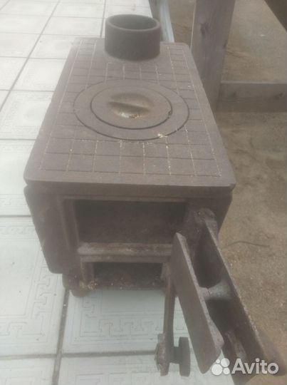 Печка буржуйка чугунная разборная СССР