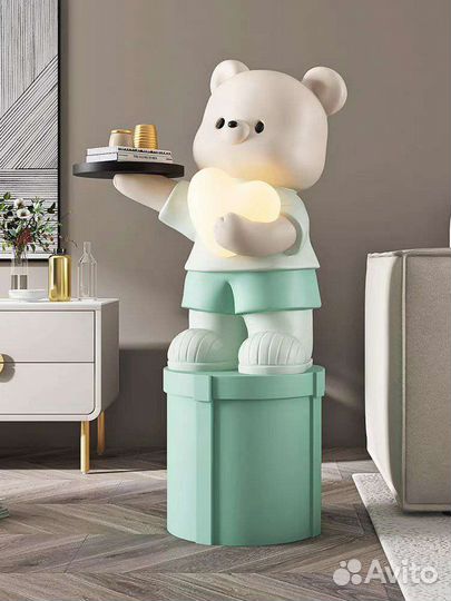 Кофейный столик-ночник «Медвежонок» 90 см