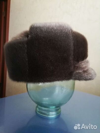 Меховая мужская кепка из нерпы