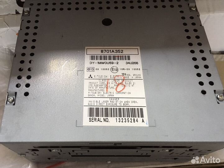 Магнитола штатная Митсубиси Оутлендер Xl