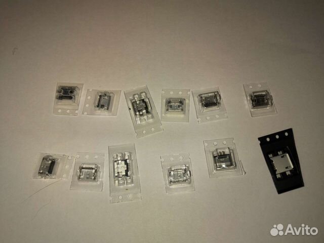 Комплект разъемов micro usb