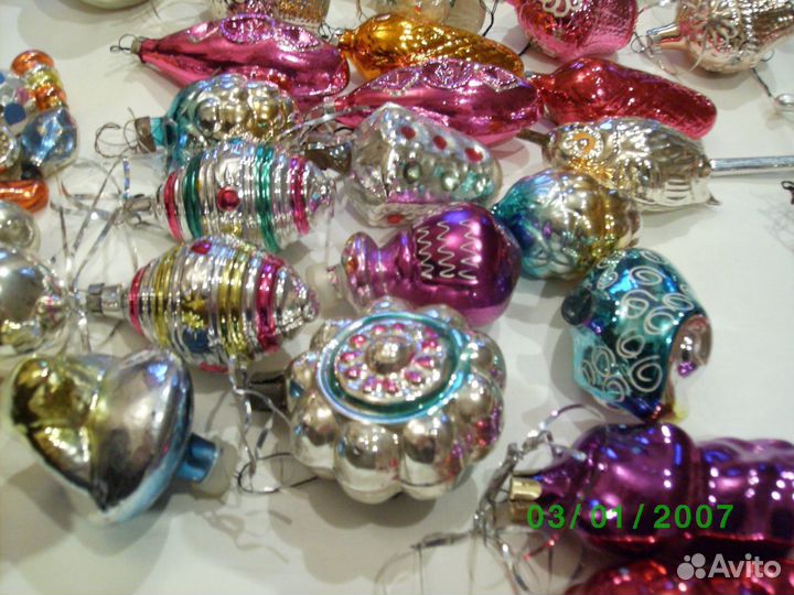 Елочные игрушки СССР