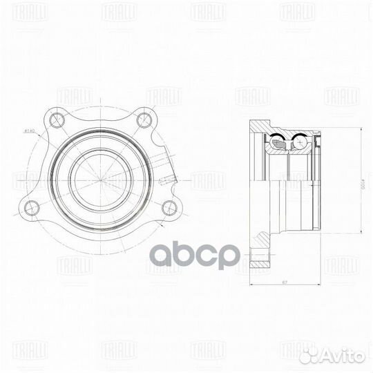 Ступица для а/м Toyota Land Cruiser 200 (07)