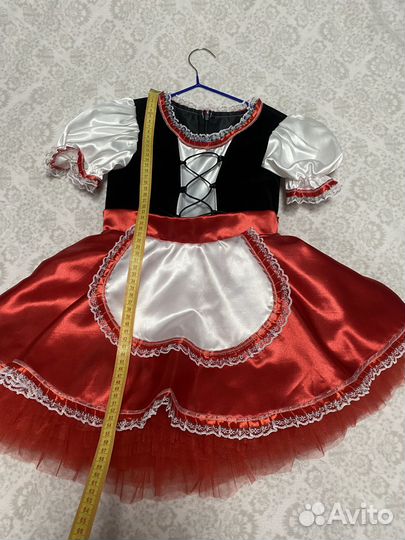 Костюм Герда, красная шапочка прокат 5-6 л