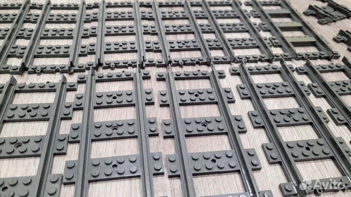 Большой набор lego рельсы (лот) оригинал lego