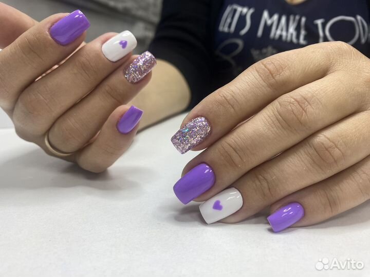 Гель-лак,укрепление,наращивание ногтей