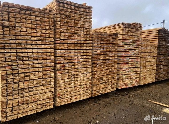 Доска Обрезная 25 х 200