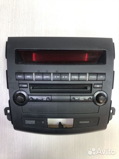 Штатная магнитола mitsubishi outlander xl