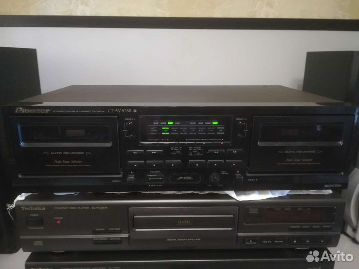 Кассетная дека pioneer ct w208r