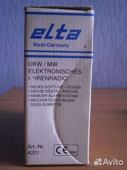 Часы-радио с будильником Elta 4201, Германия