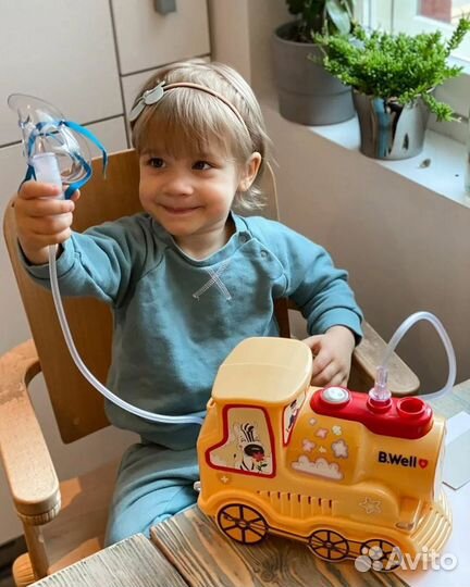 Прокат. Бесплатная доставка. Паровозик небулайзер
