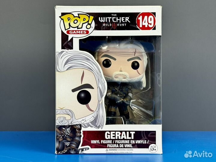 Funko Pop Games 149 Geralt The Witcher 3 Wild Hunt