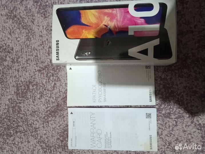Samsung a10 черный