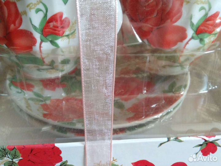 Набор чайный 2 чашки + 2 блюдца