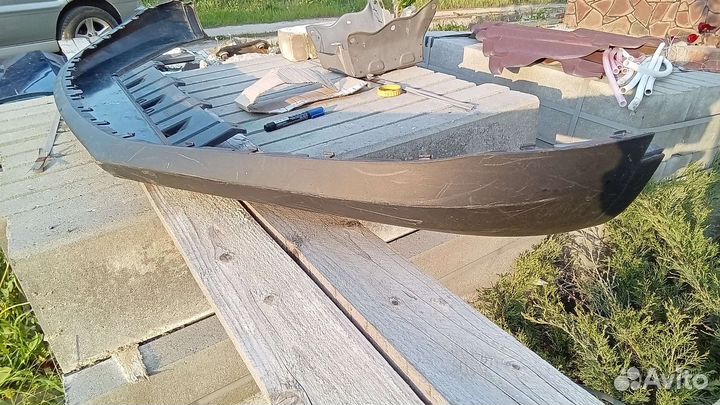 Фольксваген тигуан юбка переднего бампера