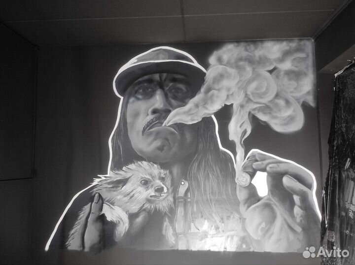 Оформление в стиле граффити